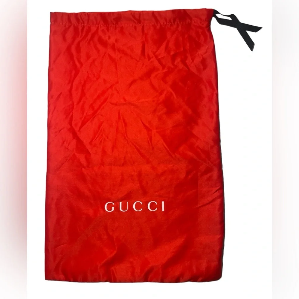 Gucci Authentic Adjustable Drawstring Handbag Purse Bag Dustbag